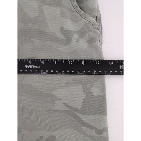 Jordan Craig Cargo Pants Men 36 (35x32)* Camo Green Cotton Relaxed Straight Leg - Picture 8 of 10